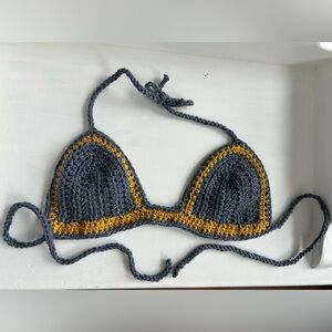 Crochet bikini top